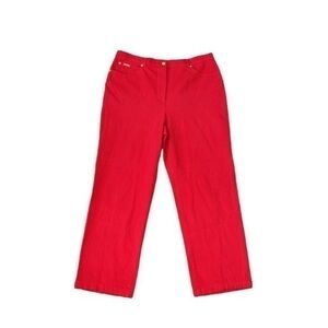 St. John‎ Sport Vintage Red Straight Leg Pants